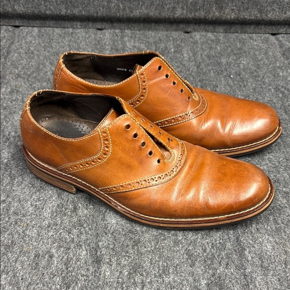 Cole Haan Brown Leather Oxford Shoes Timeless Style - Picture 7 of 8